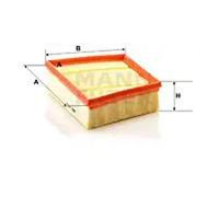 Filtro de aire Cartucho filtrante C 29 006 MANN-FILTER para LAND ROVER
