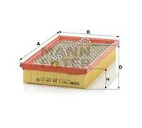 Filtro de aire Cartucho filtrante C 29 126/3 MANN-FILTER para MERCEDES-BENZ 190