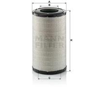 Filtro de aire Cartucho filtrante C 29 1290 MANN-FILTER para DAF GINAF