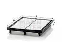 Filtro de aire Cartucho filtrante C 2941 MANN-FILTER para KIA SORENTO I