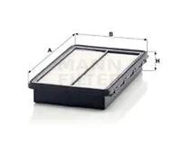 Filtro de aire Cartucho filtrante C 30 027 MANN-FILTER para KIA HYUNDAI