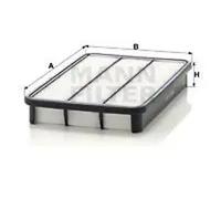 Filtro de aire Cartucho filtrante C 3145 MANN-FILTER para OPEL ISUZU LOTUS