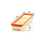 Filtro de aire Cartucho filtrante C 36 010 MANN-FILTER para PEUGEOT CITROËN