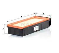 Filtro de aire Cartucho filtrante C 37 009 MANN-FILTER para BMW ALPINA