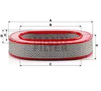 Filtro de aire Cartucho filtrante C 37 145 MANN-FILTER para MERCEDES-BENZ