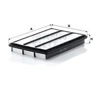 Filtro de aire Cartucho filtrante C 3766 MANN-FILTER para MITSUBISHI PAJERO IV