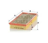Filtro de aire Cartucho filtrante C 38 163/1 MANN-FILTER para MERCEDES-BENZ