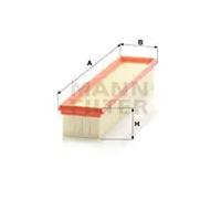 Filtro de aire Cartucho filtrante C 3875 MANN-FILTER para RENAULT DACIA