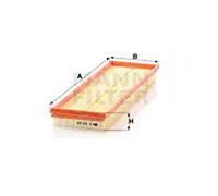 Filtro de aire Cartucho filtrante C 43 102 MANN-FILTER para VW JETTA IV BEETLE