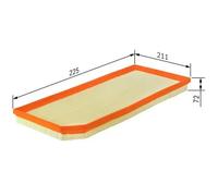Filtro de aire Cartucho filtrante F 026 400 026 BOSCH para VOLVO XC90 I V70 II