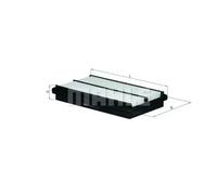 Filtro de aire KNECHT LX 1075