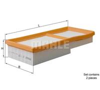 Filtro de aire Cartucho filtrante LX 1137/S KNECHT para MERCEDES-BENZ CHRYSLER
