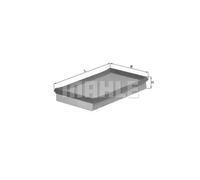 Filtro de aire Cartucho filtrante LX 1148 KNECHT para SUBARU SUZUKI