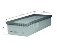 Filtro de aire Cartucho filtrante LX 1211 KNECHT para VW SEAT SKODA AUDI