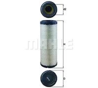 Filtro de aire Cartucho filtrante LX 1240 MAHLE para PIAGGIO FIAT NEW HOLLAND