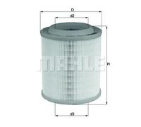 Filtro de aire Cartucho filtrante LX 1275 KNECHT para AUDI A8 D3