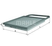 knecht LX 1475 Filtro de Aire