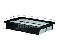 Filtro de aire KNECHT LX 1688