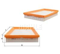 Filtro de aire Cartucho filtrante LX 1813 KNECHT para FORD FIESTA V FUSION