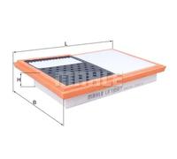 MAHLE Original LX 1850/1