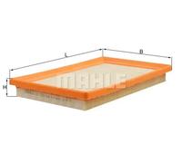 Filtro de aire Cartucho filtrante LX 1896 MAHLE para HYUNDAI ATOS