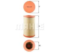 Filtro de aire Cartucho filtrante LX 2088 KNECHT para FIAT LANCIA ALFA ROMEO