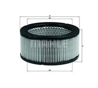Filtro de aire Cartucho filtrante LX 213 MAHLE para FORD SAAB PORSCHE