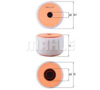 Filtro de aire Cartucho filtrante LX 2607/2 KNECHT para AUDI A6 C7 A6 C7 Avant
