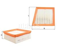 Filtro de aire Cartucho filtrante LX 2633 MAHLE para FORD MAZDA MERCEDES-BENZ