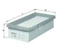 Filtro de aire Cartucho filtrante LX 266 KNECHT para VW GOLF I Cabriolet GOLF I