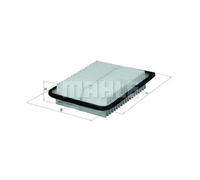 Mahle Filter LX2792 Filtro De Aire