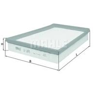 MAHLE LX 2879 Filtro de aire