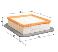 Filtro de aire Cartucho filtrante LX 3061 MAHLE para OPEL MERIVA B Monospace