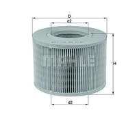 KNECHT FILTER Filtro de aire (de coche) para RENAULT: R19, Mégane Classic, Mégane, Laguna, Mégane Scénic, R21 & ARO: 10 (Ref: LX 330)