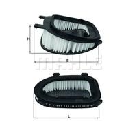 Mahle Siervo filtro lx3541 filtro de aire