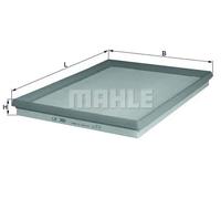 Filtro de aire Cartucho filtrante LX 390 MAHLE para OPEL IRMSCHER