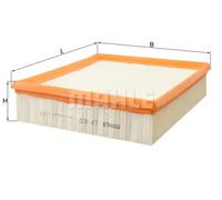 Mahle Filter LX422 Filtro De Aire
