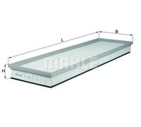 Filtro de aire Cartucho filtrante LX 467/1 KNECHT para BMW 3 5 5 Touring 7