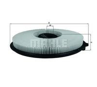 Filtro de aire Cartucho filtrante LX 544 KNECHT para SUZUKI SUBARU GEO