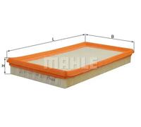 Filtro de aire Cartucho filtrante LX 59 MAHLE para VOLVO 240 240 Kombi 340-360