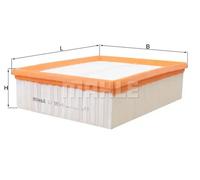 Mahle Filter LX593/1 Filtro De Aire