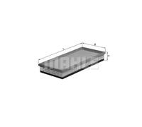 MAHLE ORIGINAL LX 596 Filtro de aire
