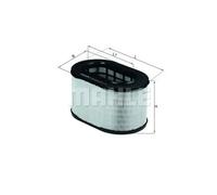 Filtro de aire Cartucho filtrante LX 669 KNECHT para MITSUBISHI GALANT IV