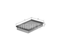 Filtro de aire Cartucho filtrante LX 675 KNECHT para KIA MAZDA