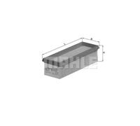 Filtro de aire Cartucho filtrante LX 788 KNECHT para RENAULT NISSAN