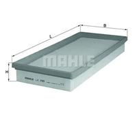 Filtro de aire Cartucho filtrante LX 799 MAHLE para FORD MONDEO I MONDEO I Sedán