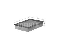 Filtro de aire Cartucho filtrante LX 856 KNECHT para FIAT MULTIPLA MULTIPLA VAN
