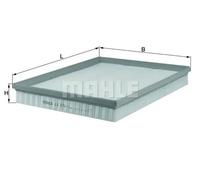 Filtro de aire Cartucho filtrante LX 876/1 KNECHT para RENAULT OPEL JEEP NISSAN