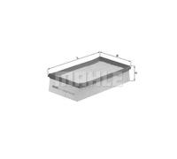 Filtro de aire Cartucho filtrante LX 933/2 KNECHT para RENAULT NISSAN