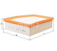 Filtro de aire KNECHT LX 934